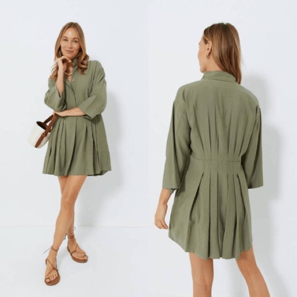 Tuckernuck Pomander Place Jade Green Darien Dress L